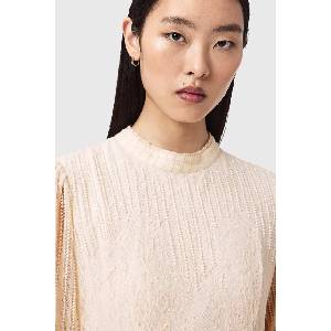 AllSaints разкроена рокля LILLIAN (W081DE)