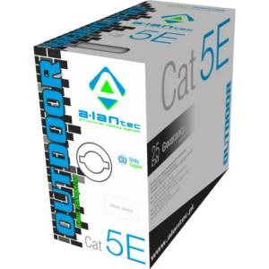 ALANTEC Мрежов кабел A-LAN KIU5OUTZ305 305 m Cat5e U/UTP черен (KIU5OUTZ305)