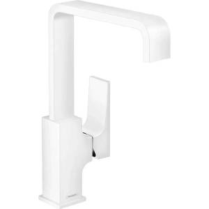 Hansgrohe Metropol - Смесител за умивалник с изпускателен клапан „Push-Open, матово бял 32511700 (32511700)