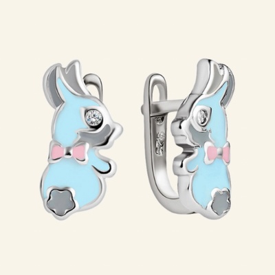 SilveAmo stříbrné Zajíčci CK2F276