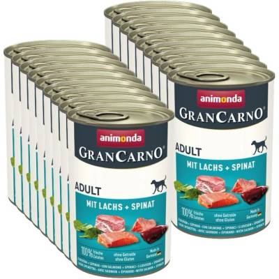 Animonda GranCarno Adult losos & špenát 18 x 400 g