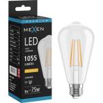 Mexen Vintis LED филамент крушка E27, ST64, 8W, Топла - 2200K, 1055 lm, прозрачна - L152-E27-0822-00 (L152-E27-0822-00)