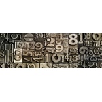 DIMEX ART Фототапет за кухня - числа 180 x 60 см