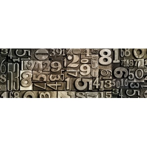 DIMEX ART Фототапет за кухня - числа 180 x 60 см