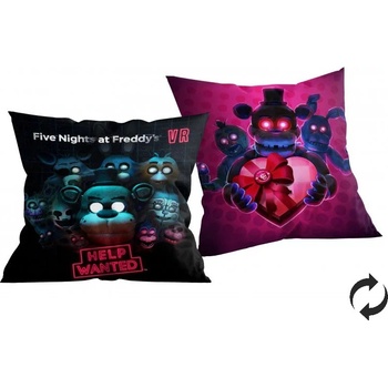 Halantex Obojstranný vankúš Päť nocí u Freddyho Five Nights at Freddy's: VR Help Wanted 40x40
