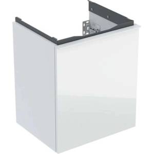 Geberit Acanto - Шкафче за умивалник, 45x42x38 см, 1 чекмедже, стъкло/бяло 503.002. 01.2 (503.002.01.2)