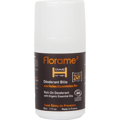 Florame Homme deodorant přírodní 24h roll-on 50 ml