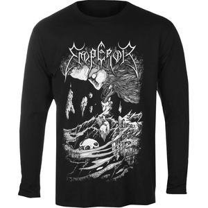 Plastic head мъжка тениска с дълъг ръкав emperor - with strength i burn - черна - plastic head - ph13904ls