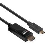 Lindy Lindy USB кабел, USB-C към HDMI, черен, 10m, 4K 60Hz + HDR (43317)