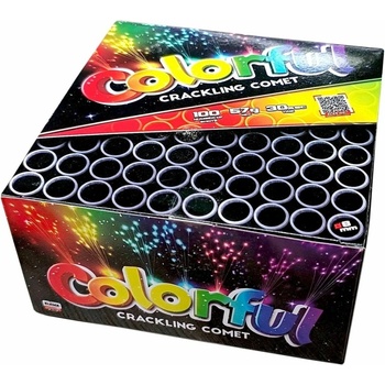 Ohňostroj COLORFUL AND CRACKLING 100 ran 8 mm