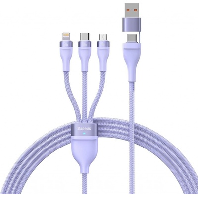 Baseus CASS030105 Flash Series II USB Type C / USB Type A - USB Type C / Lightning / micro USB 100 W, 1,2m