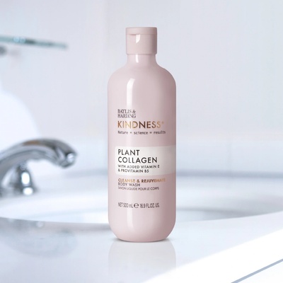 Baylis & Harding Kindness+ O mlazující sprchový gel s rostlinným kolagenem 500 ml