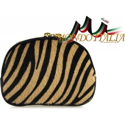 Made in Italy kožené púzdro 403 zebra tmavá