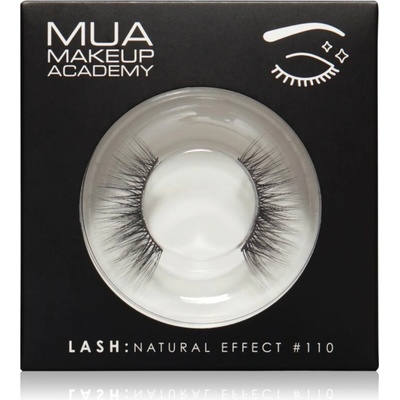 MUA Makeup Academy Lashes Natural Effect umelé mihalnice typ #110 1 pár
