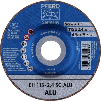 Pferd rezný kotúč lomený 115 mm 61340312 25 ks