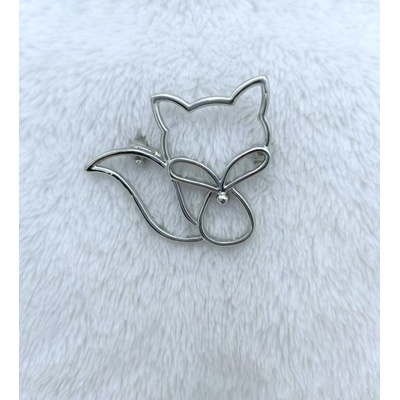 Phoenix brož Liška stříbrná 1427111764