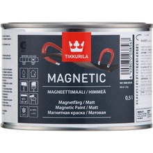 Tikkurila MAGNETIC - magnetická farba na steny - sivá - 0,5 L