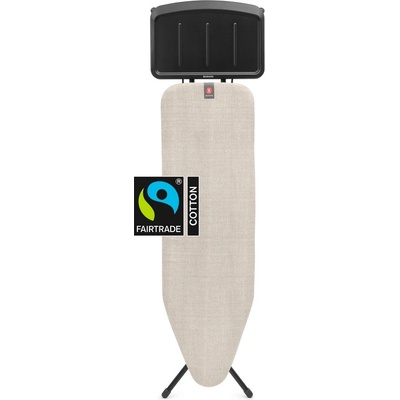 Brabantia Маса за гладене Brabantia B 124x38cm с поставка за парогенератор, Denim Grey (1009443)