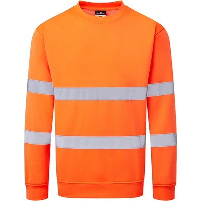 Portwest hi-vis essential es1 es303 / Мъжки светлоотразителен суичър - hv оранжев 6xl (es303orr6xl)