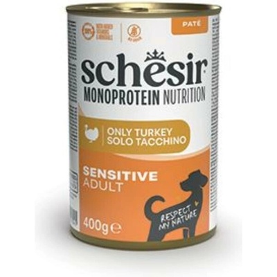 Schesir Dog Monoprotein Krůtí paté 400 g