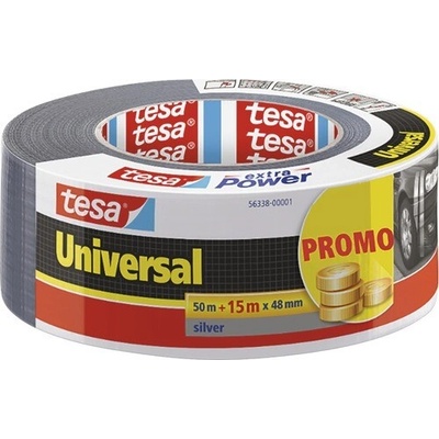 Tesa Extra Power Universal Lepiaca páska 50+15 m x 48 mm strieborná