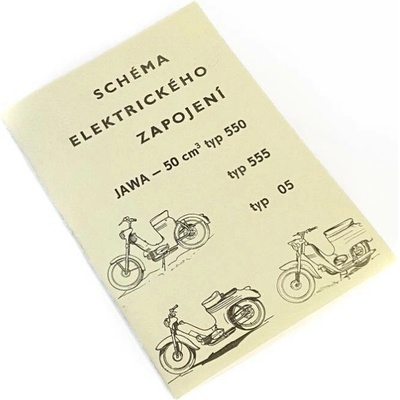 Schéma zapojení Jawa 50 Pionýr 550,555,05