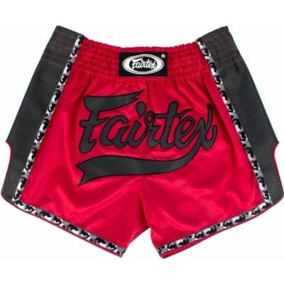 Fairtex Trenky na Thajský box BS1703 červená/šedá