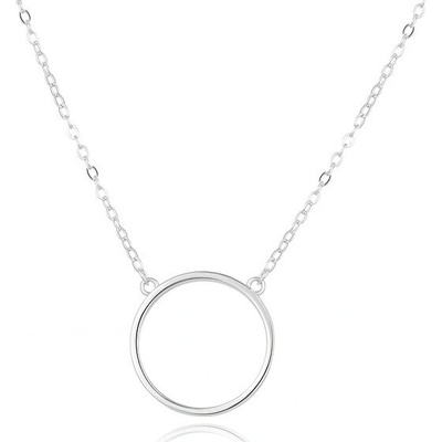 Beneto Minimalistický strieborný náhrdelník AGS1163/47