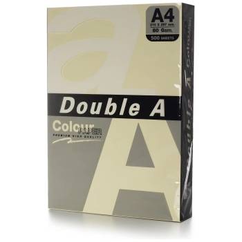 Image 1 of Double A Цветна хартия Double A , A4, 100л, слонова кост пастел