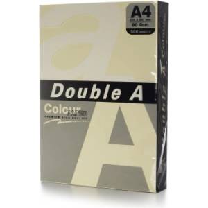 Double A Цветна хартия Double A , A4, 100л, слонова кост пастел