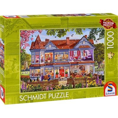 Schmidt Spiele Пъзел Schmidt от 1000 части - Къща през пролетта (59709)