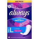 Always Daily Protect Long Fresh Scent slipové vložky s parfemací 48 ks