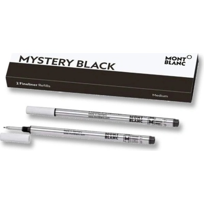 Montblanc Náplň do finelinerů, M, 2 ks, mystery black 1503/7110149