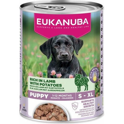 Eukanuba Puppy bohatá na jahňacie so zemiakmi 400 g