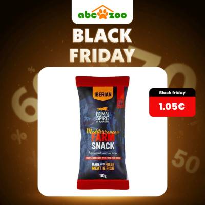 Primal Spirit Dog Iberian Snack Mediterranean Farm 110 g