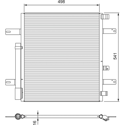 VALEO Kondenzátor, klimatizace NEW PART 815061