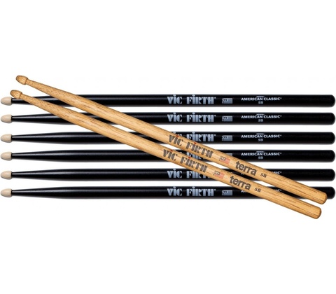 Vic Firth 5BB + 5B Terra Bundle