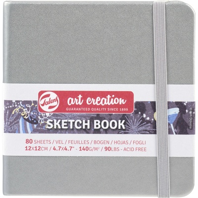 Talens Art Creation Sketchbook v pevnej väzbe Silver 12 x 12