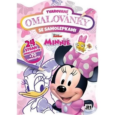 Minnie Tvarované omalovánky se samolepkami
