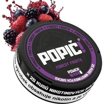 Popič! nikotýnové sáčky Forest Fruits 16 mg 20 sáčků – Zboží Mobilmania