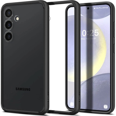 Spigen Противоударен Хибриден Калъф за Samsung S24 Plus, Spigen Ultra Hybrid Case, Черен (ACS07330)