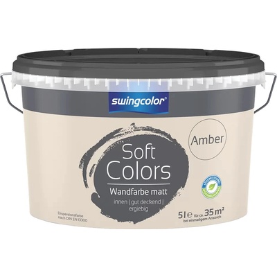 Swingcolor Soft Colors Farba na stenu, Amber, matná, 5 l
