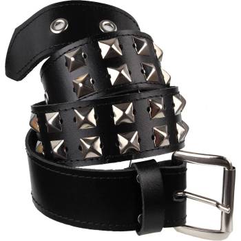 Image 1 of Black & metal пирамидален колан 2 - pas-017