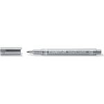 STAEDTLER Декоративен маркер, 1-2 мм, коничен, staedtler "8323", сребърен 8323-81 (8323-81)