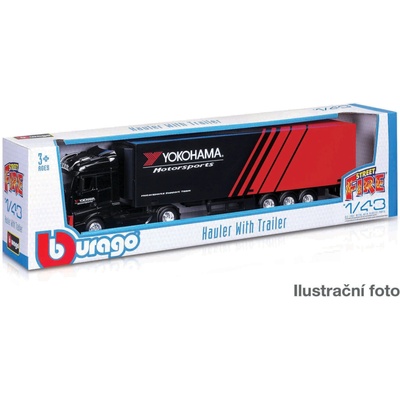 Bburago Mercedes Actros with trailer Falken Tires 1:43