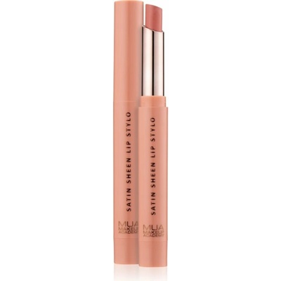 MUA Makeup Academy Satin Sheen saténový rúž Super Nude 1,5 g