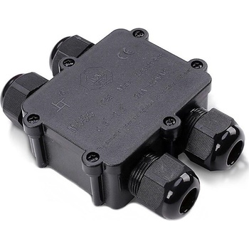 V-TAC Водоустойчива разклонителна кутия ip68 черен (vt2142)