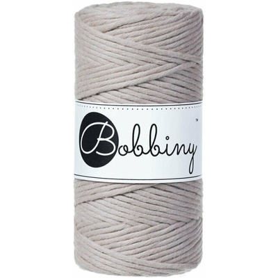 Bobbiny Macrame Cord 3 mm 100 m Pearl юта (MS-E032)