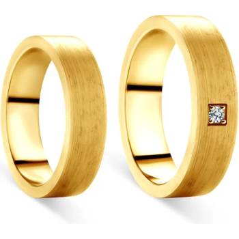 Image 1 of SAVICKI Сватбени халки: злато, плоски. 5 мм