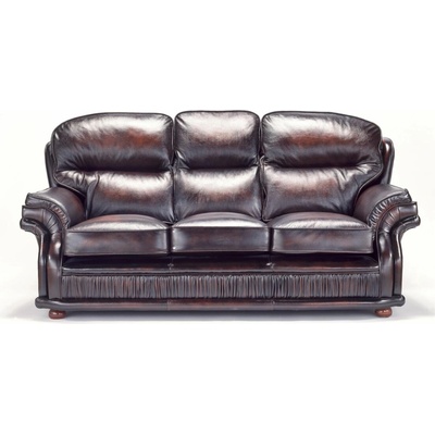 Barrington Furniture Hilton kůže vínová – Zboží Mobilmania